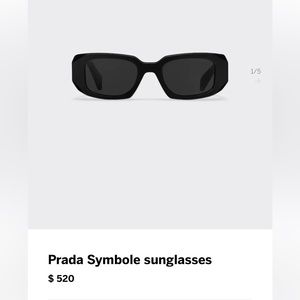 Prada Spring 17W sunglasses